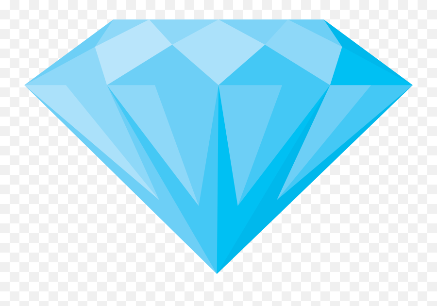 Free Diamond Front View 1198239 Png - Blue Diamond Png Emoji,Diamonds Transparent Background