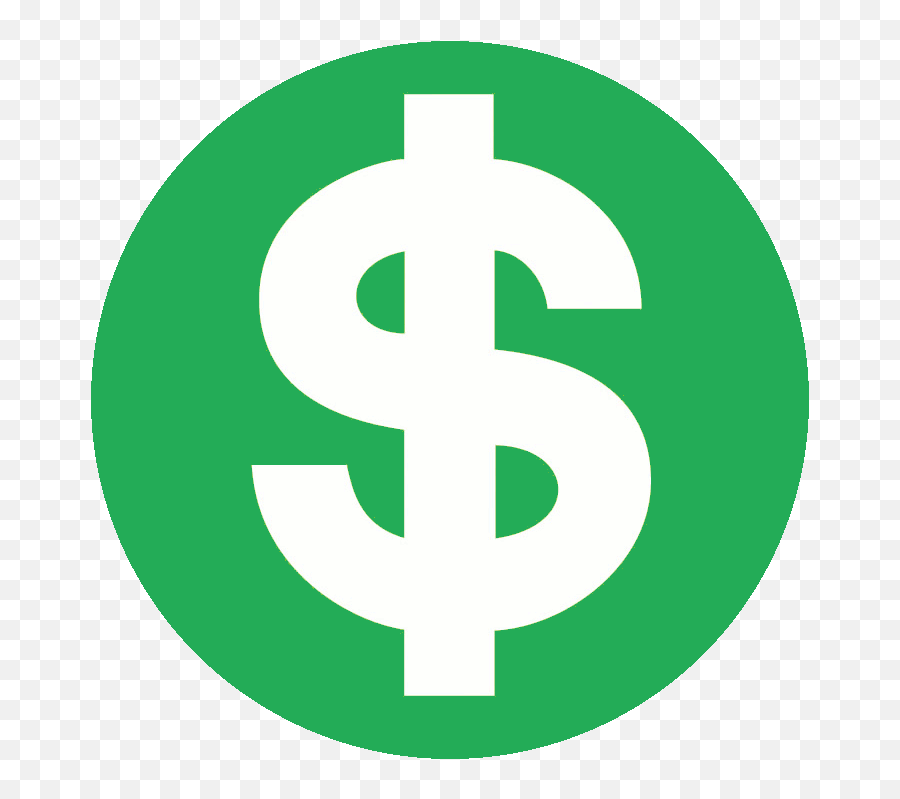 Download Clip Art On Unique Green - Transparent Dollar Sign Circle Emoji,Dollar Sign Clipart