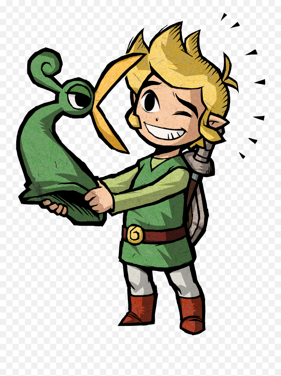 Elemental Clipart Cap - Legend Of Zelda The Minish Minish Cap Link Art Emoji,Yelling Clipart