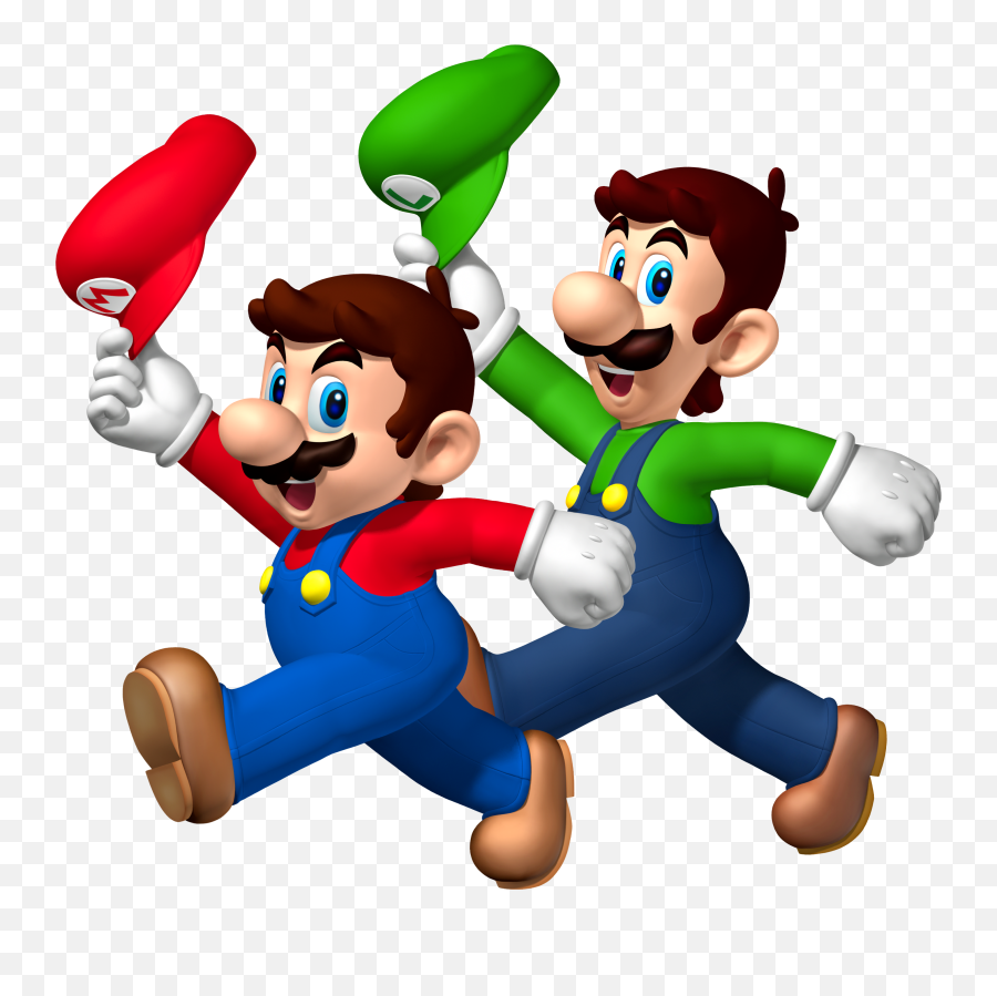 Official Super Mario Brothers 2018 Wall - Mario And Luigi Without Hats Emoji,Super Mario Png