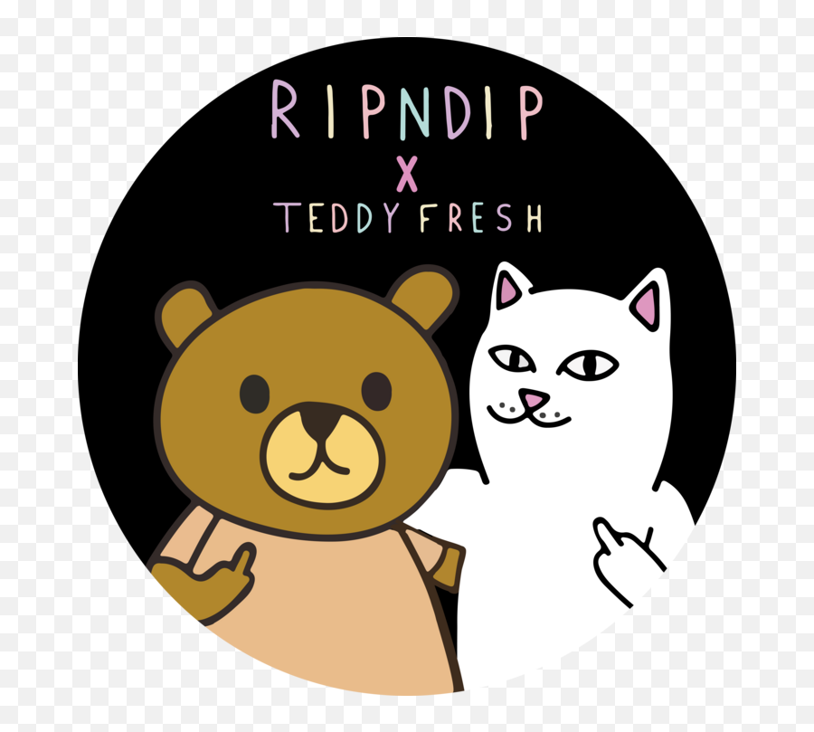 Teddy Fresh And Ripndip - Rip N Dip Teddy Fresh Logo Emoji,Ripndip Logo
