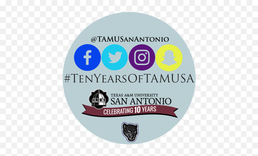 10 - Year Logos 10 Year Anniversary Texas Au0026m University Emoji,Texas A And M Logo