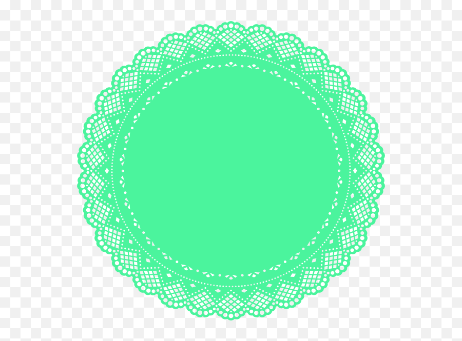 Circle Clipart - Full Size Clipart 4927951 Pinclipart Emoji,Doily Clipart