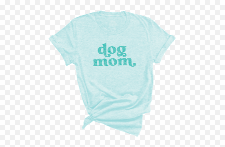 The Pet Foundry Dog Mom Swash T - Shirt Heather Prism Ice Blue Emoji,Swash Png