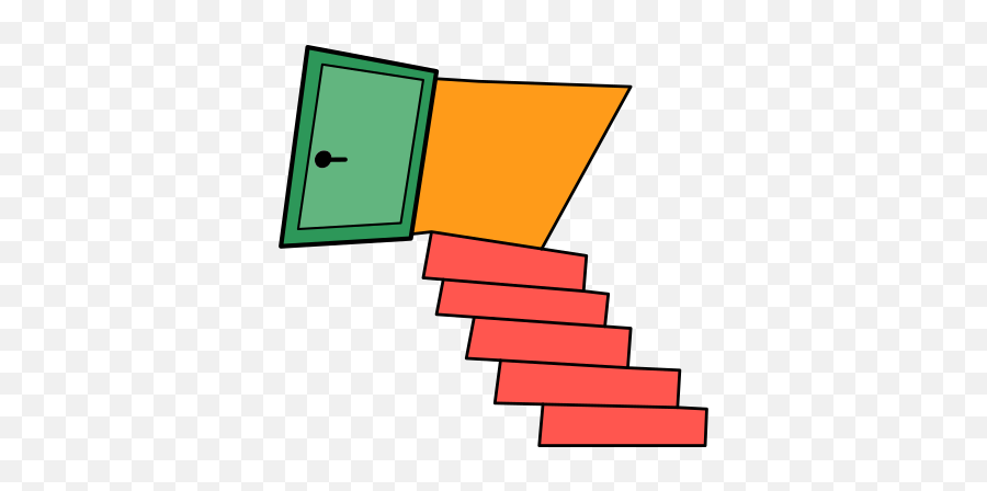 Red Stairway To The Door Clipart Illustrations U0026 Images In Emoji,Doors Clipart