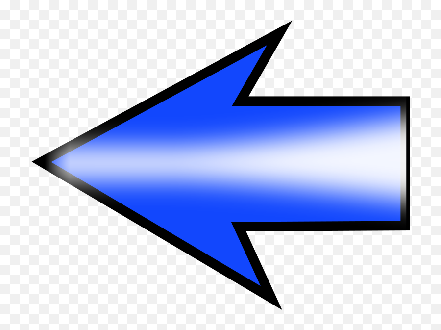 Arrow Set - Left Arrow Clip Art Blue Emoji,Future Clipart