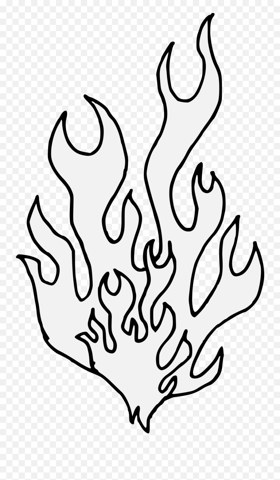 Animated Realistic Fire With Smoke On Transparent Background - Outline Flames Clipart Emoji,Fire Gif Transparent