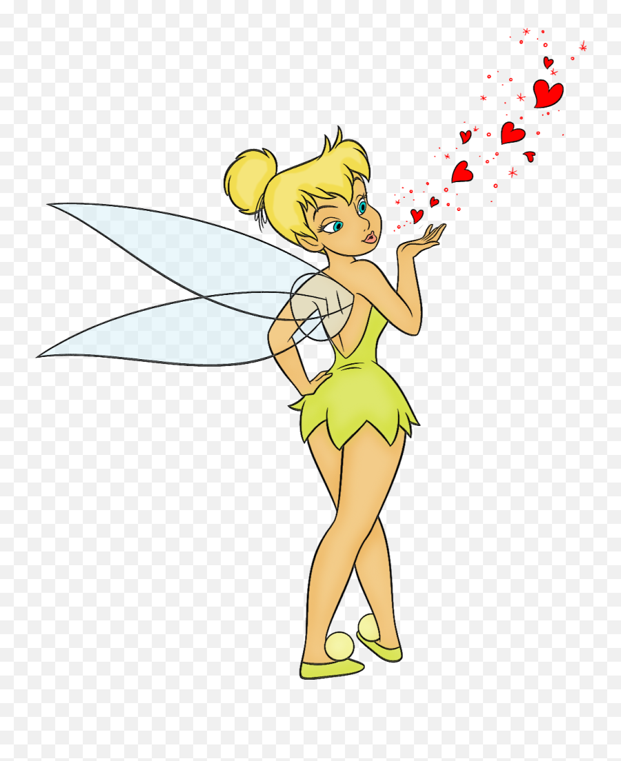 Coloring Pages Of Tinkerbell Free And - Tinkerbell Coloring Pages Emoji,Tinkerbell Clipart