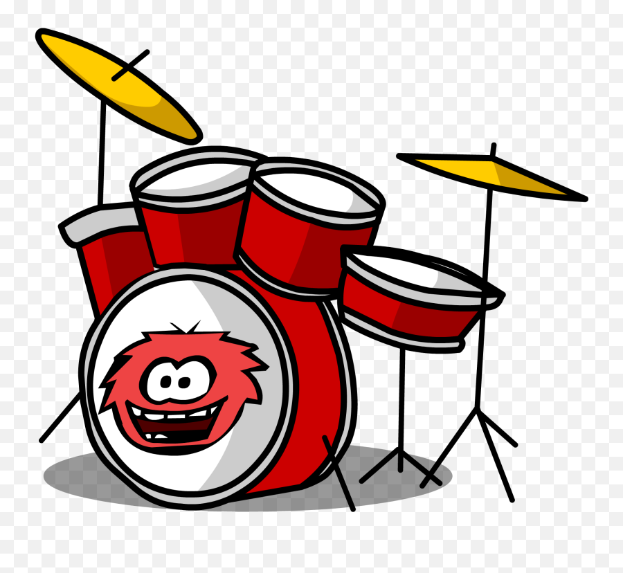 Cartoon Drum Set Png U0026 Free Cartoon Drum Setpng Transparent - Transparent Drum Cartoon Png Emoji,Drums Clipart