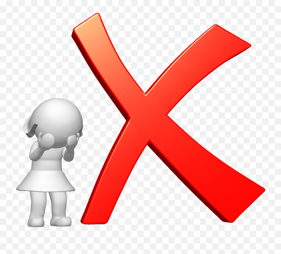Red Cross Clipart Wrong Answer - Wrong Clipart Emoji,Red X Png