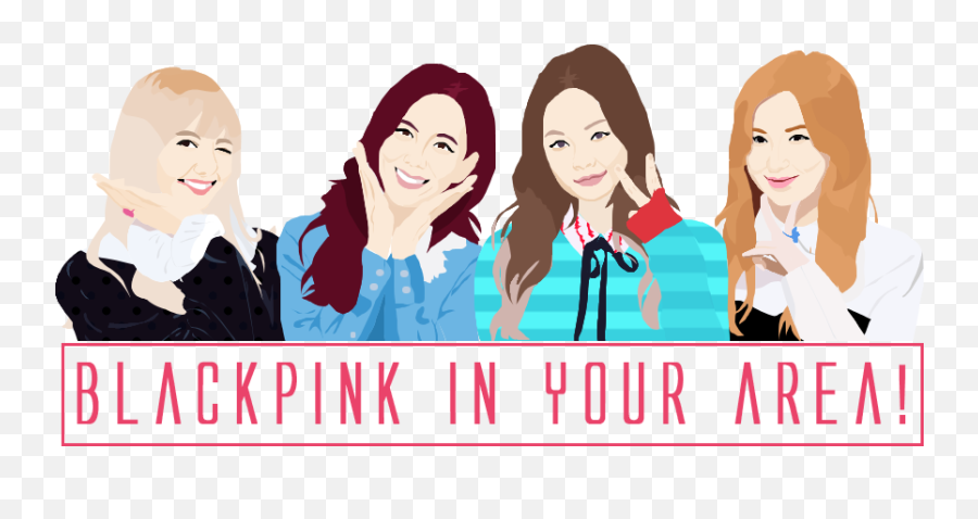 Blackpink Logo - Girl Png Download Original Size Png Black Pink Cartoon Vector Emoji,Blackpink Logo