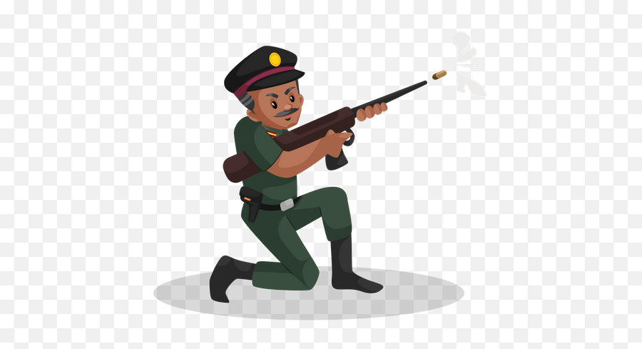 Awm Pubg Sniper Rifle Illustration - Punjabi Soldier Cartoon Emoji,Sniping Logos