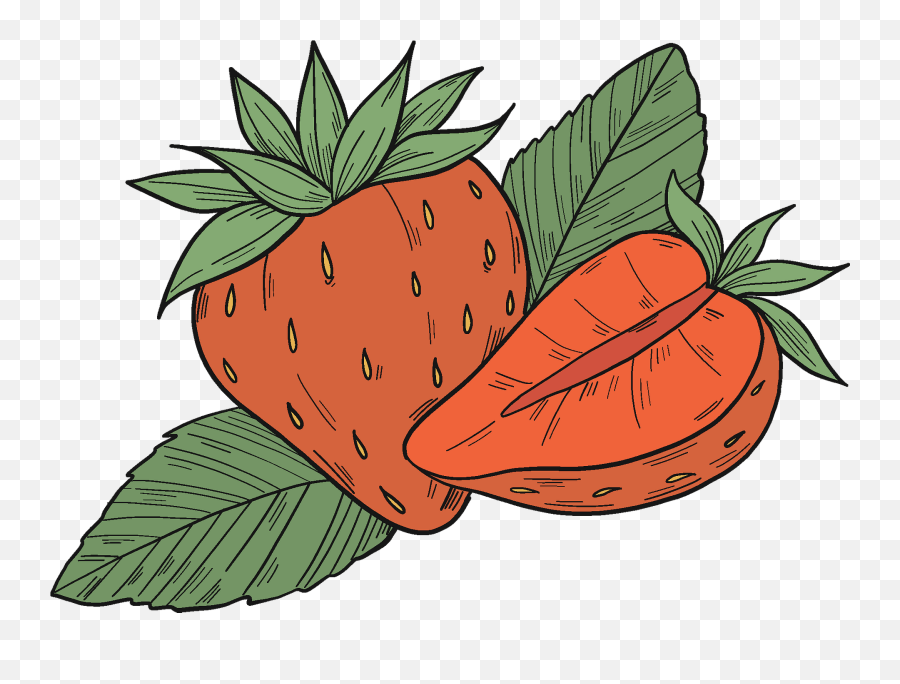 Strawberries Clipart Free Download Transparent Png Creazilla - Fresh Emoji,Strawberries Clipart