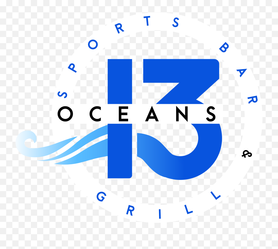 Oceans 13 Sport Bar And Grill Emoji,Oceans Logo