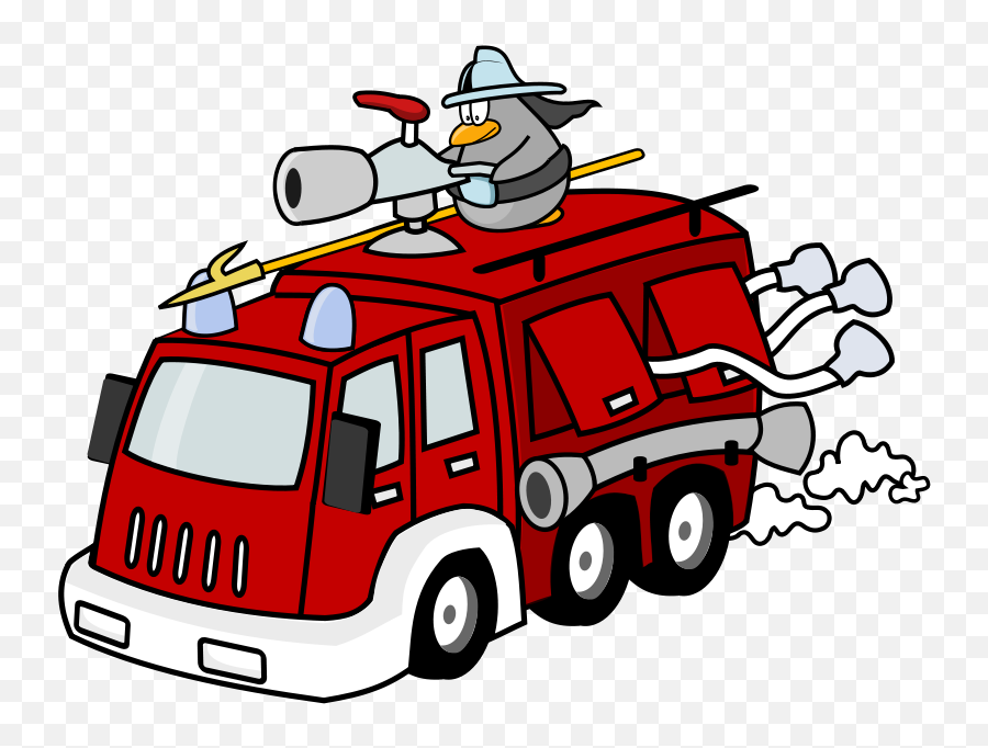 Firefighter Fire Department Clip Art - Firetruck Gif Clipart Emoji,Firefighter Clipart