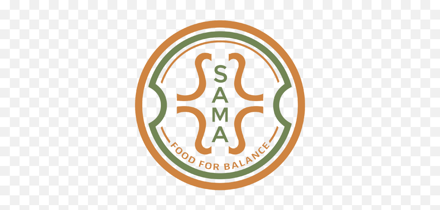 Sama Organic Gluten Free Food Atlanta - Language Emoji,Balance Logo