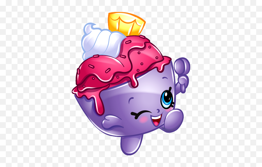 Ice Cream Queen Art Official Shopkins - Shopkins Clipart Emoji,Shopkins Clipart