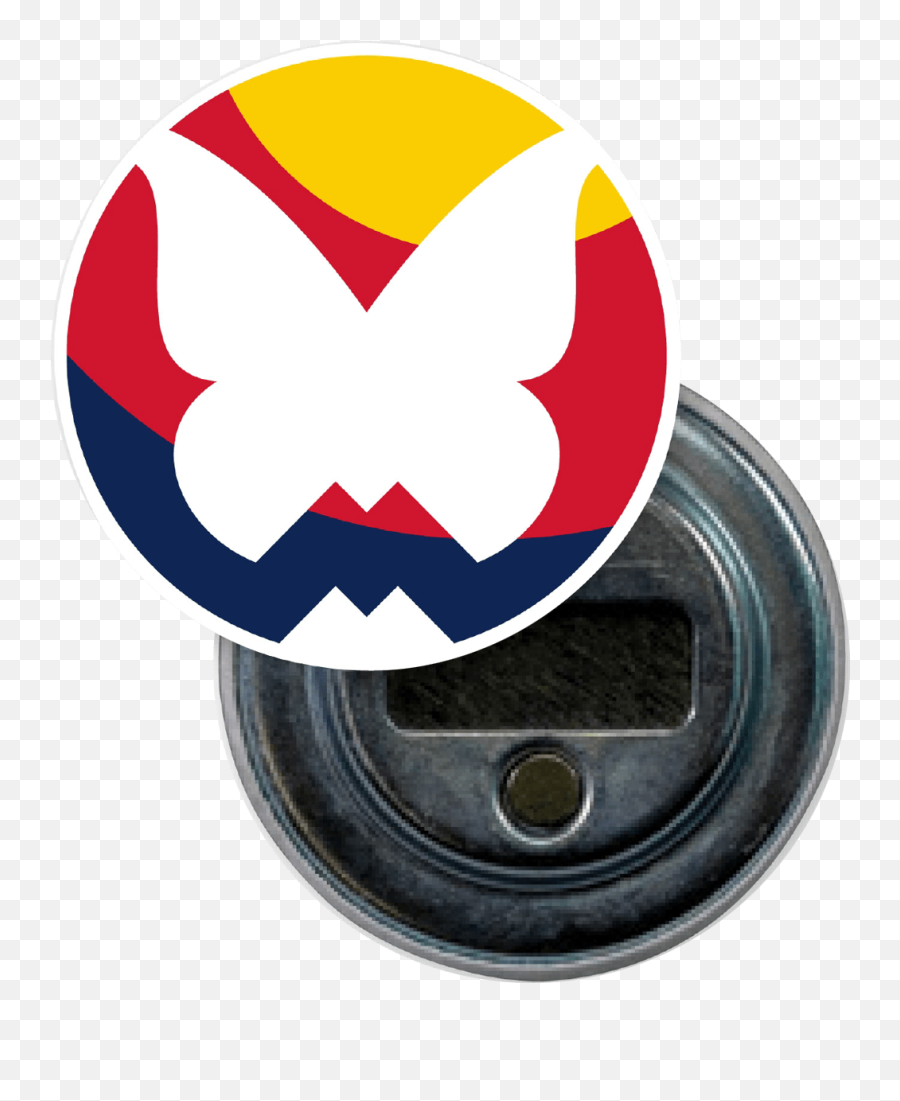 Monarch Logo Magnetic Bottle Opener Emoji,Magnet Logo