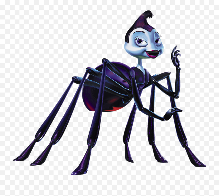 Check Out This Transparent A Bugs Life Rosie The Black Widow Emoji,Black Widow Transparent