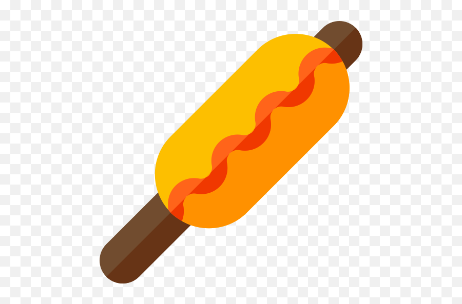 Corn Dog Icon Download A Vector Icon On Gogeticon For Free Emoji,Corndog Clipart