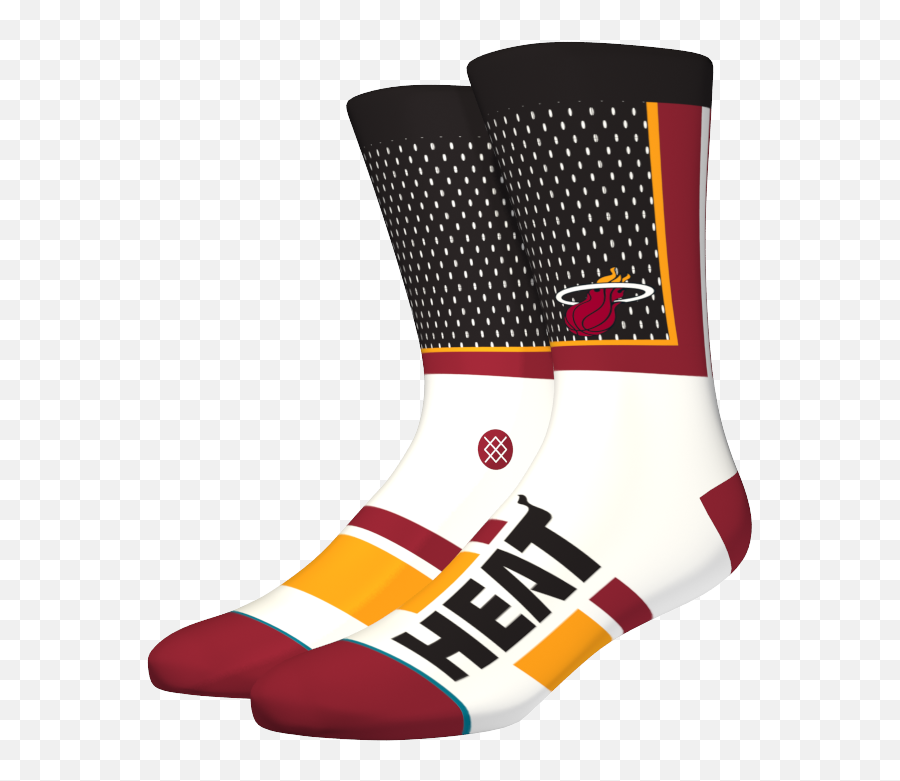 Nba Shortcutsocks From The Miami Heat Emoji,Miami Heat Logo Png