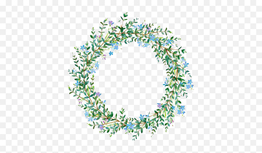 Download Flower Photography Wreath Illustration Ring Grass Emoji,Flower Wreath Png