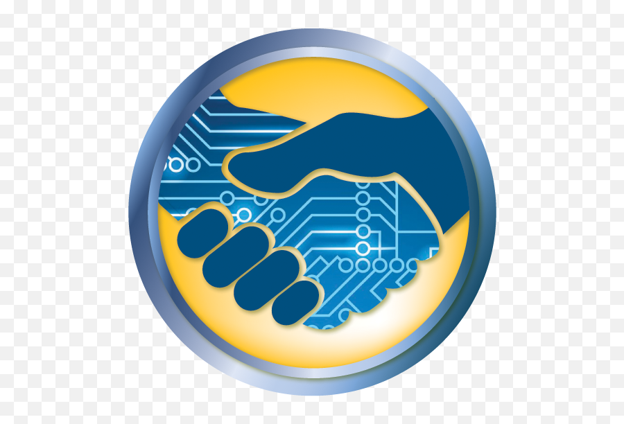 Download Hd Handshake Logo - Vertical Emoji,Handshake Logo