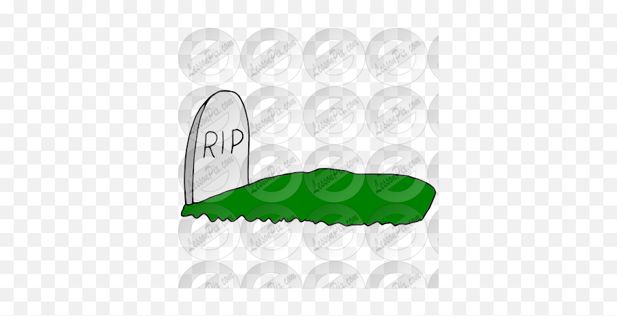 Grave Picture For Classroom Therapy Use - Great Grave Clipart Horizontal Emoji,Gravestone Clipart