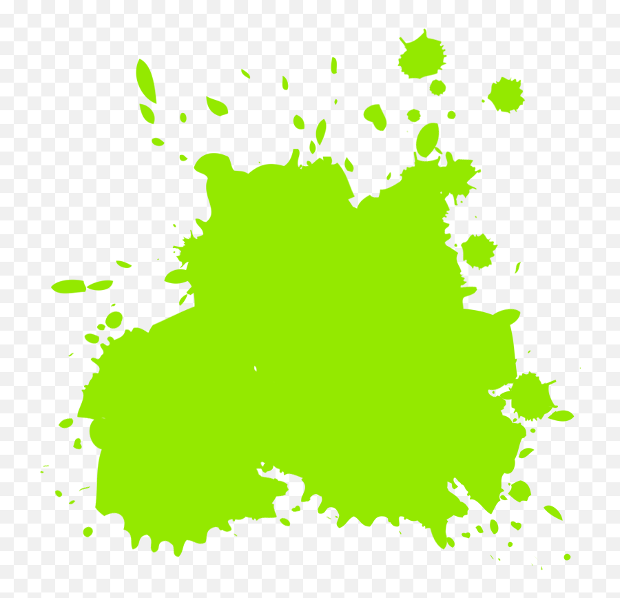 Green Splatter Png - Green Paint Splatter Transparent Transparent Green Paint Splash Emoji,Paint Splatter Png
