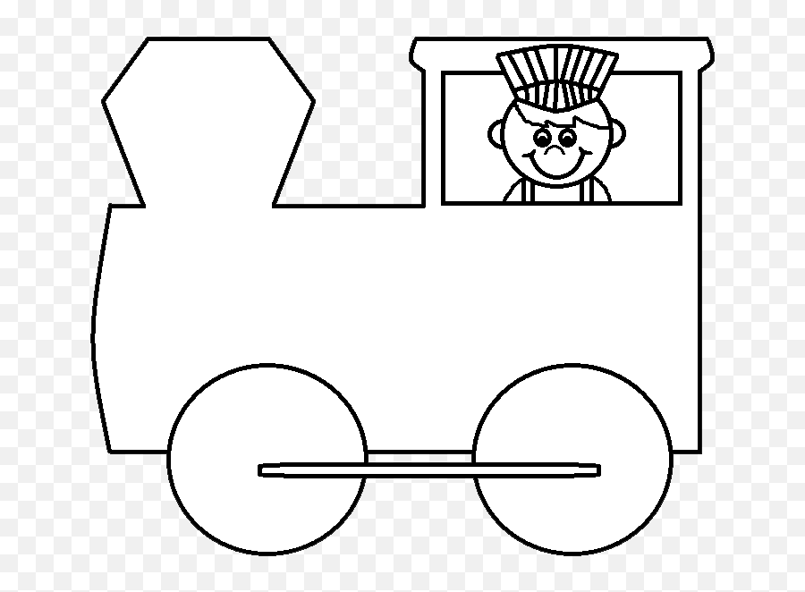 Engine Clipart Black Train Engine - Dot Emoji,Train Clipart Black And White