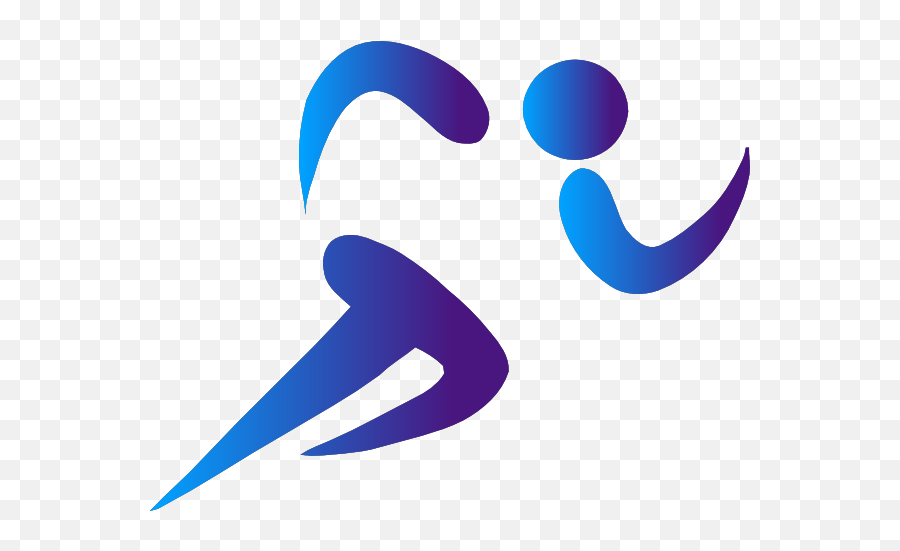 Run Clip Art At Clker - Running Clip Art Blue Emoji,Running Clipart