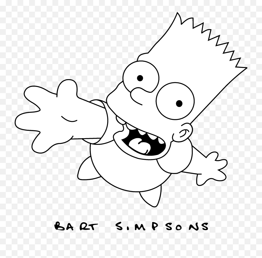 Bart Simpson Logo Png Transparent Svg - Simpson Bart Transparent Background Emoji,Bart Simpson Transparent