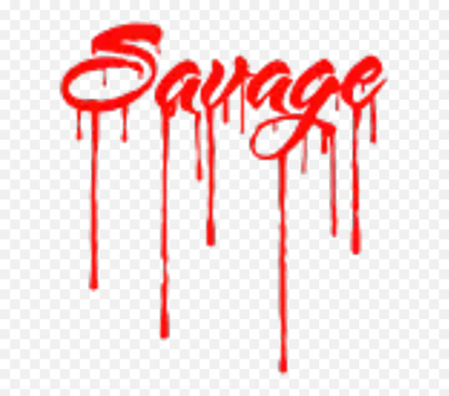 Savage Blood Drip - Calligraphy Hd Png Download Full Dot Emoji,Blood Drip Transparent