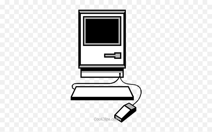 Macintosh Computer Symbol Royalty Free Vector Clip Art - Office Equipment Emoji,Clipart For Macintosh