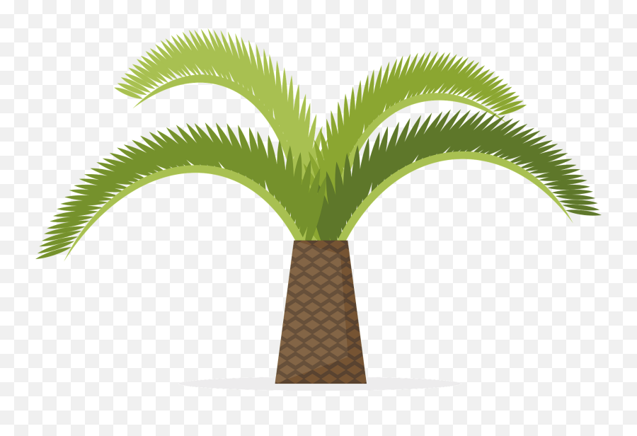 Silhouette Tropical Palm Tree Png - Fresh Emoji,Palm Tree Clipart