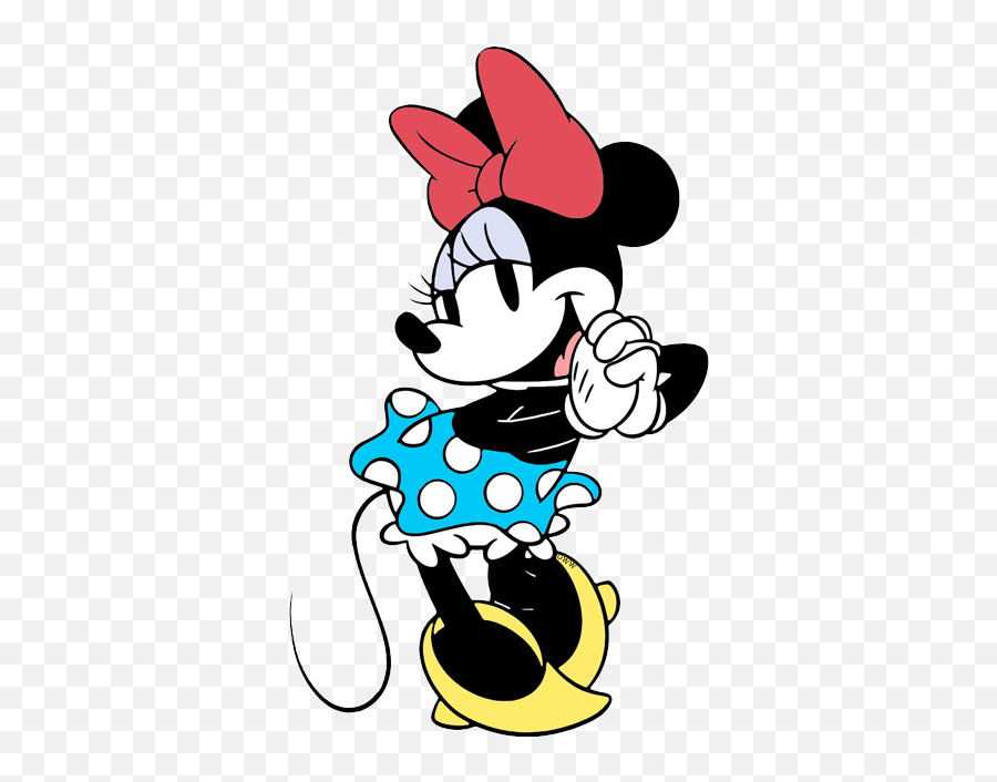 Mickey Mouse Images - Minnie Classic Emoji,Minnie Mouse Clipart Black And White