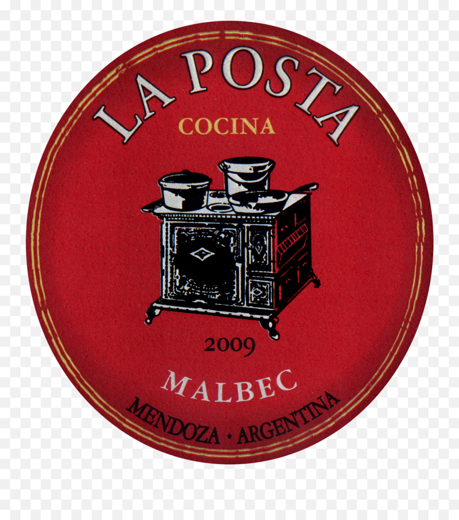 2009 La Posta Cocina Malbec - Antique Emoji,Argen Logo