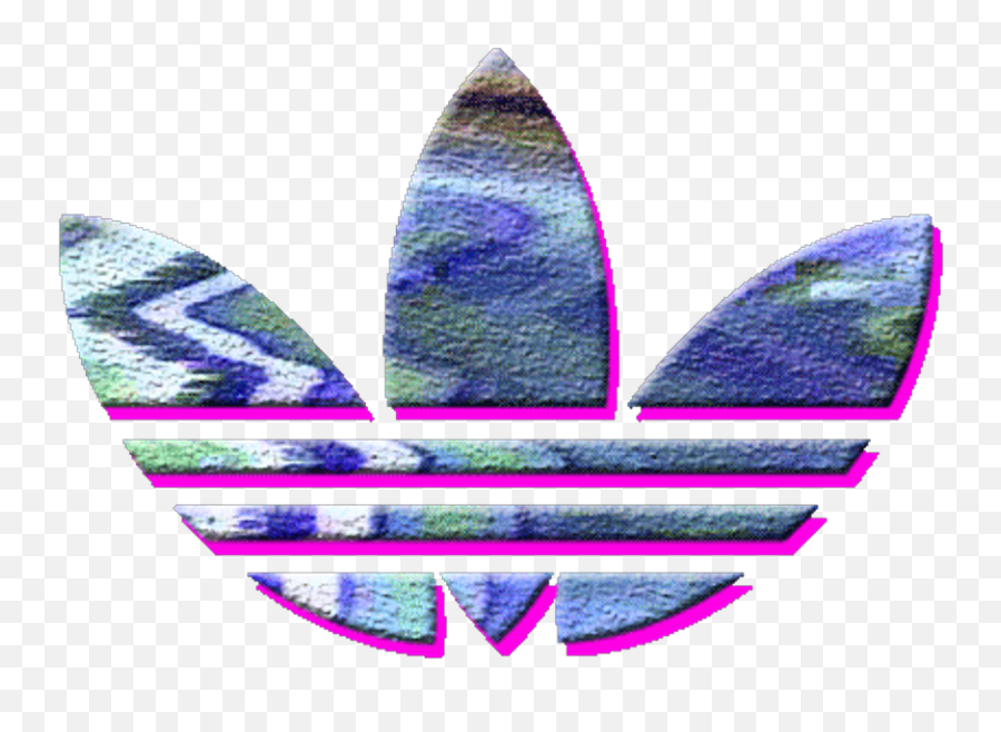 Adidas Logo Png - Transparent Background Vaporwave Gif Png Transparent Aesthetic Vaporwave Gif Emoji,Adidas Logo Png