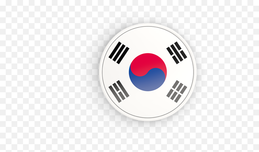 South Korean Flag Png For Kids - Round South Korea Flag Png Emoji,Korean Flag Png
