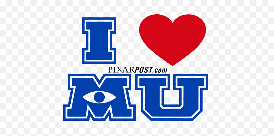 Monsters University - Love Monster University Logos Emoji,Monsters Inc Logo