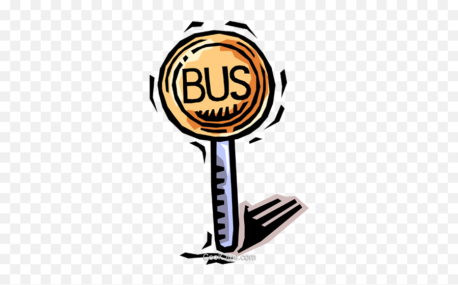 Bus Stop Royalty Free Vector Clip Art Illustration - Vc064472 Bushaltestelle Clipart Emoji,Stop Clipart