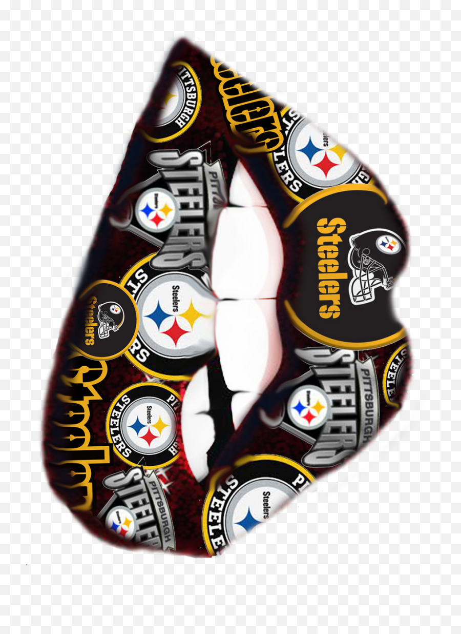 Football Lips - Steelers Emoji,Pittsburgh Steelers Png