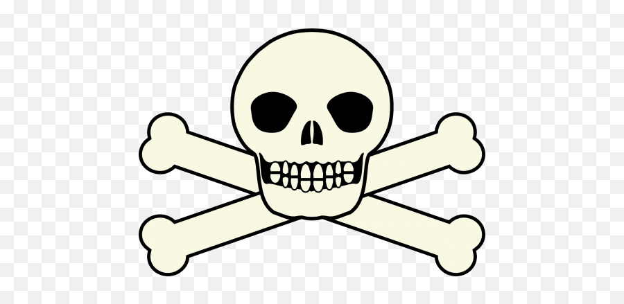Skull And Crossbones Head Bone Fire Public Domain Image Emoji,Flaming Skull Clipart