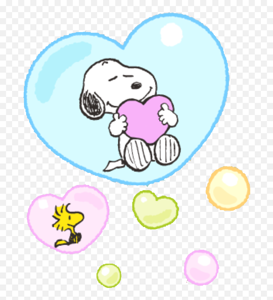 Snoopy Woodstock Love Sticker By Miumiuu003d - U003d Emoji,Woodstock Clipart