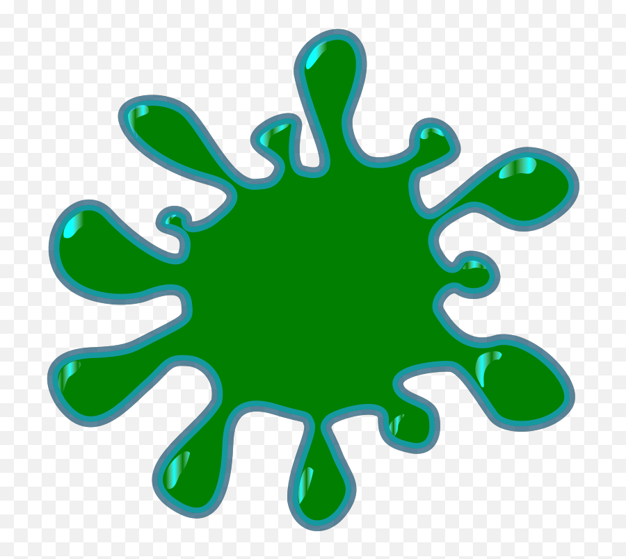 Green Splash Svg Vector Green Splash Clip Art - Svg Clipart Paint Splash Cut Outs Emoji,Splash Clipart