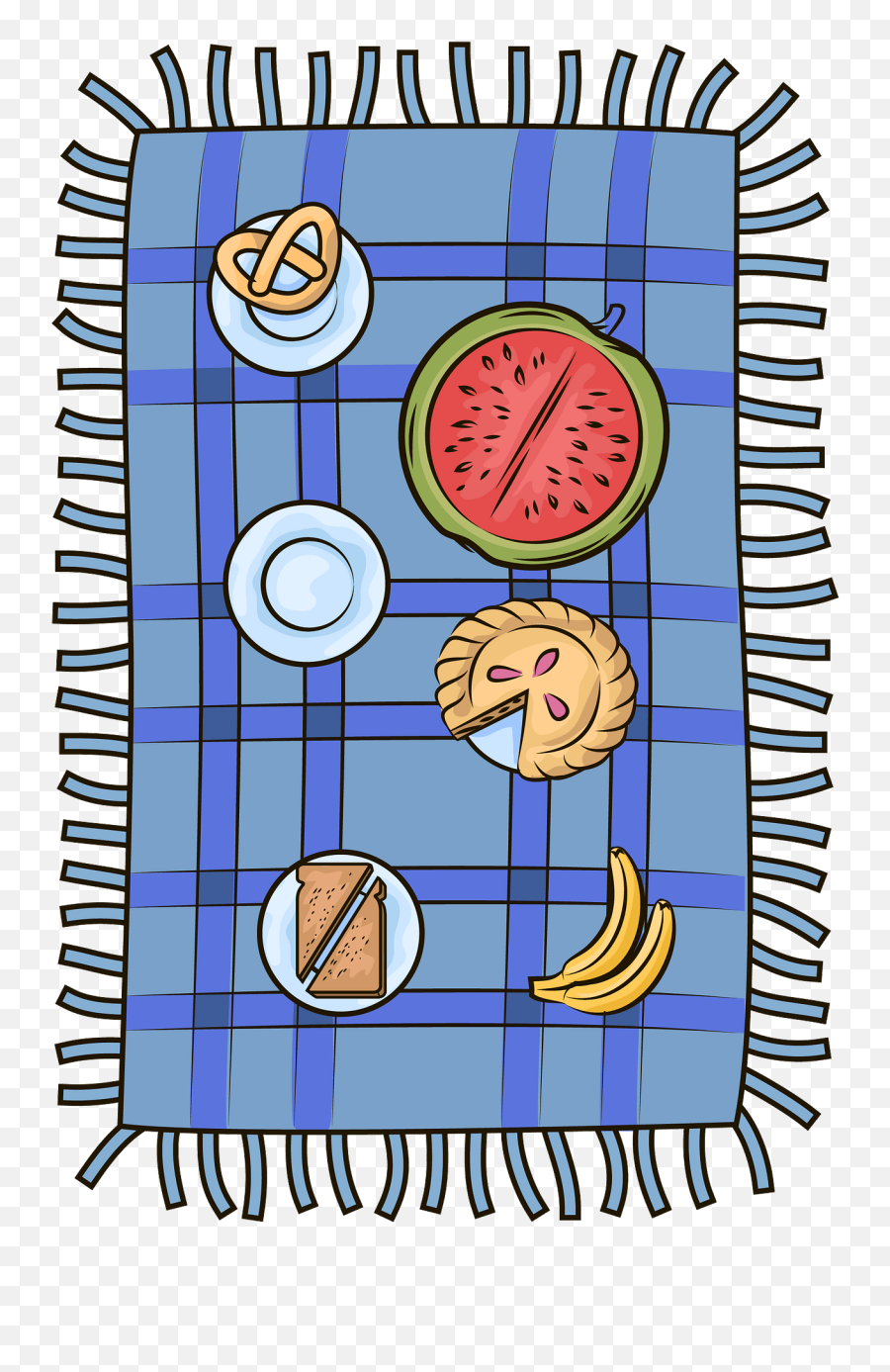 Picnic Blanket Clipart - Picnic Blanket Clipart Top View Emoji,Blanket Clipart