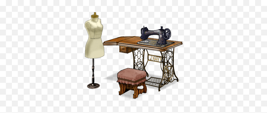 Sewing Machine And Table Png U0026 Free Sewing Machine And Table - Sewing Machine Emoji,Sewing Machine Clipart
