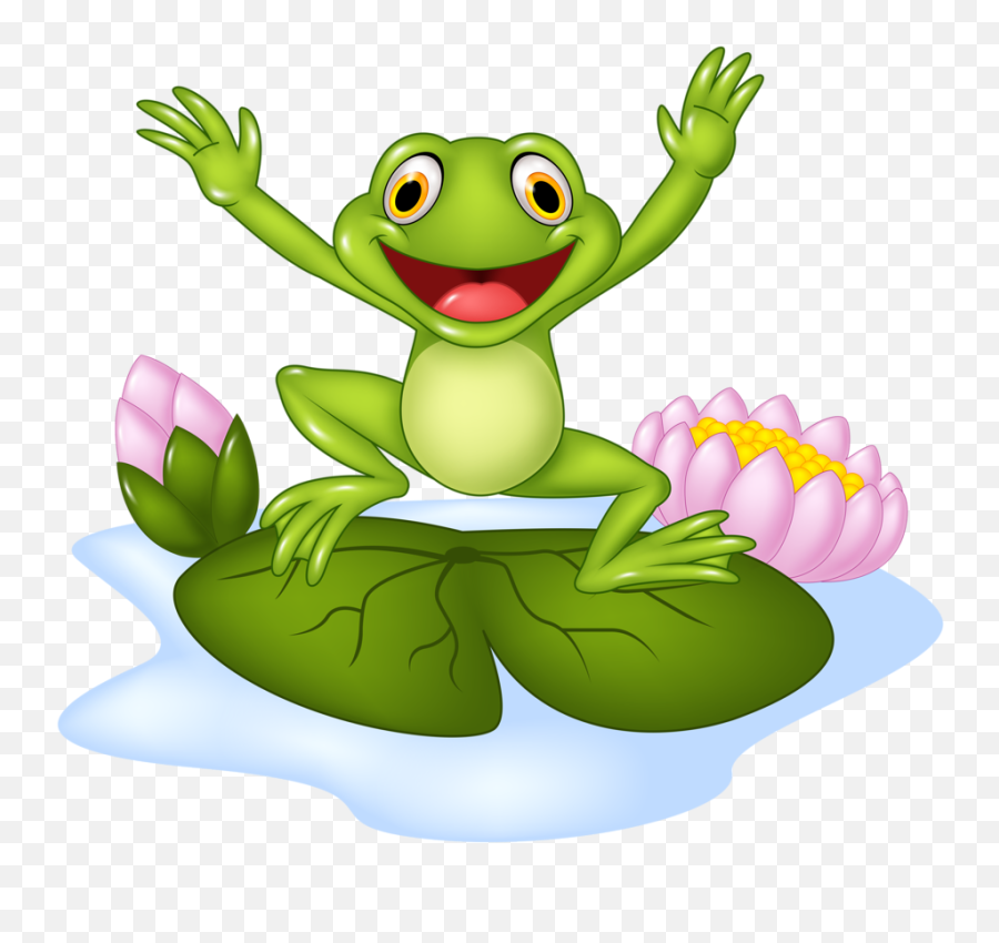 Frog Jump Cartoon Png Transparent Png - Frog Jump Clipart Emoji,Frogs Clipart