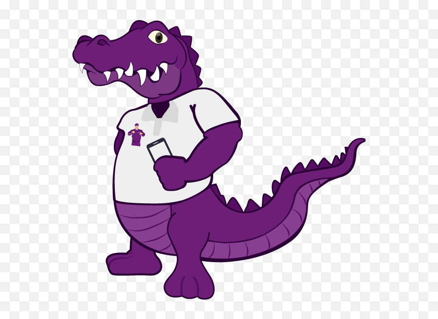 28 Apr - Purple Gator Clipart Full Size Clipart 1894638 Purple Gator Emoji,Gator Clipart