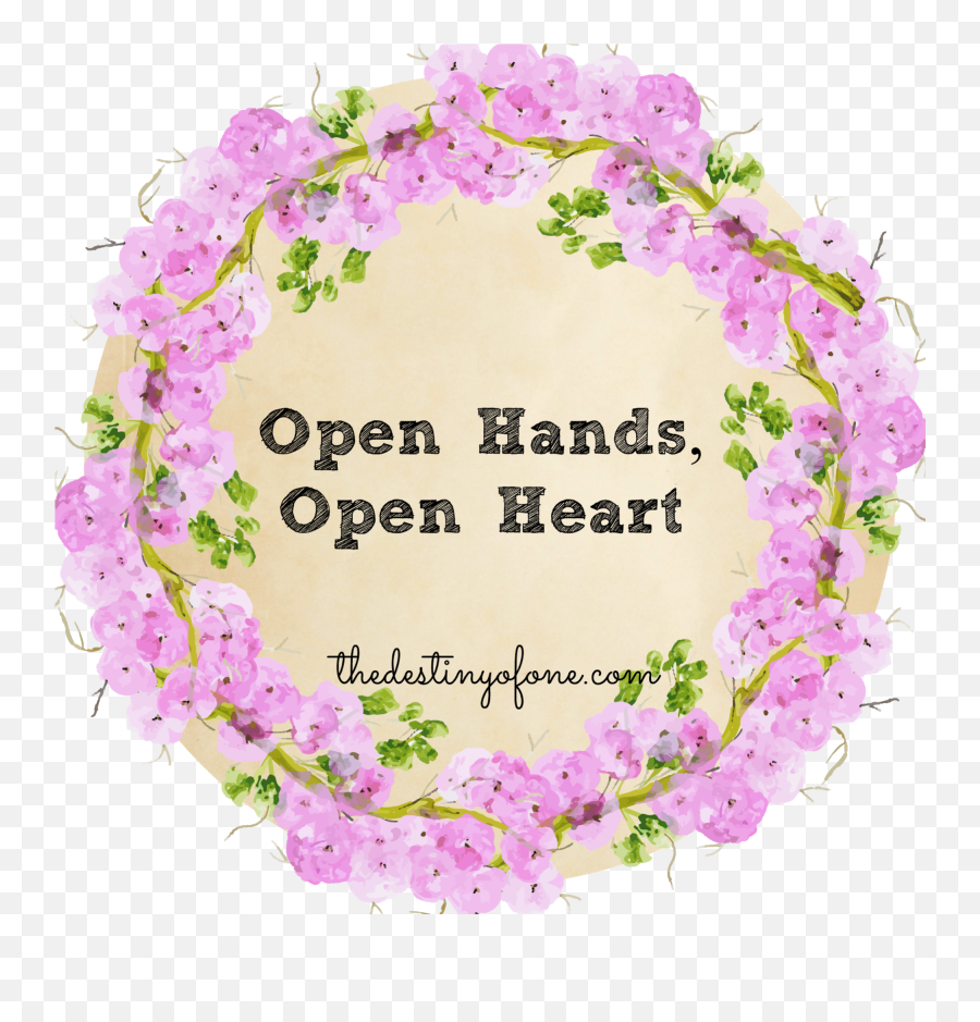 Open Hands Open Heart Transparent - Wreath Emoji,Open Heart Clipart